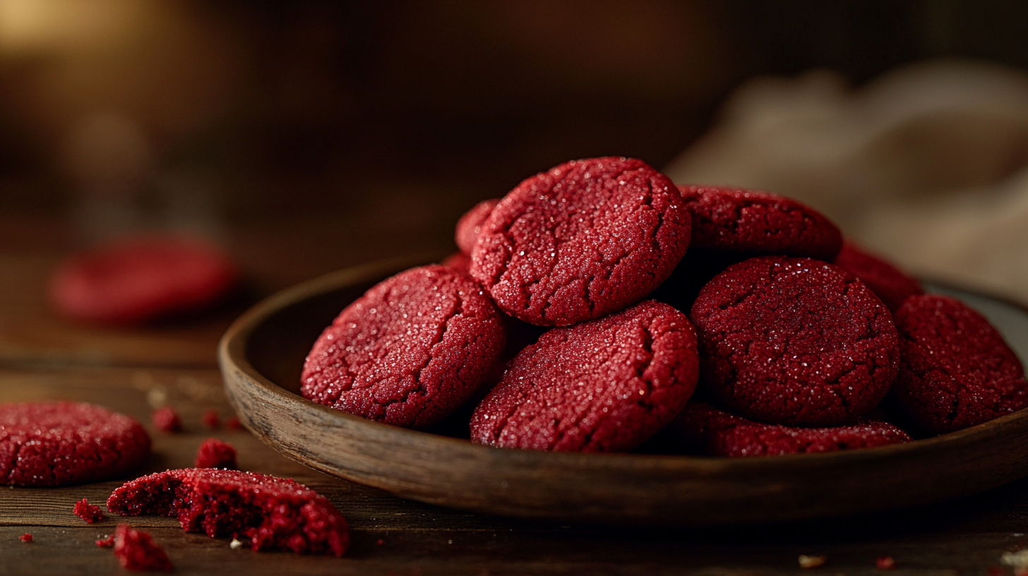 Red Velvet Cake Cookies