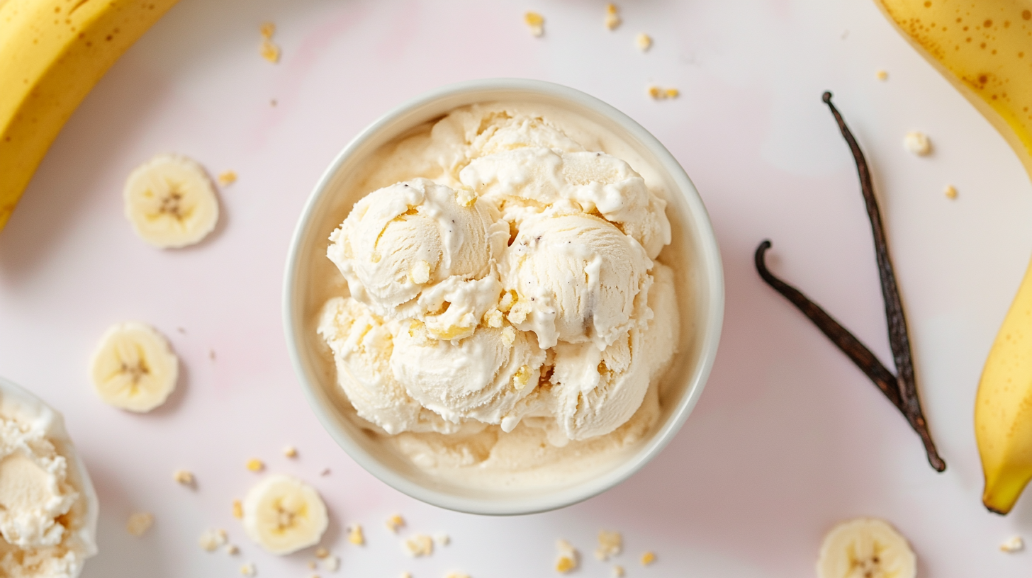Bell banana ice cream