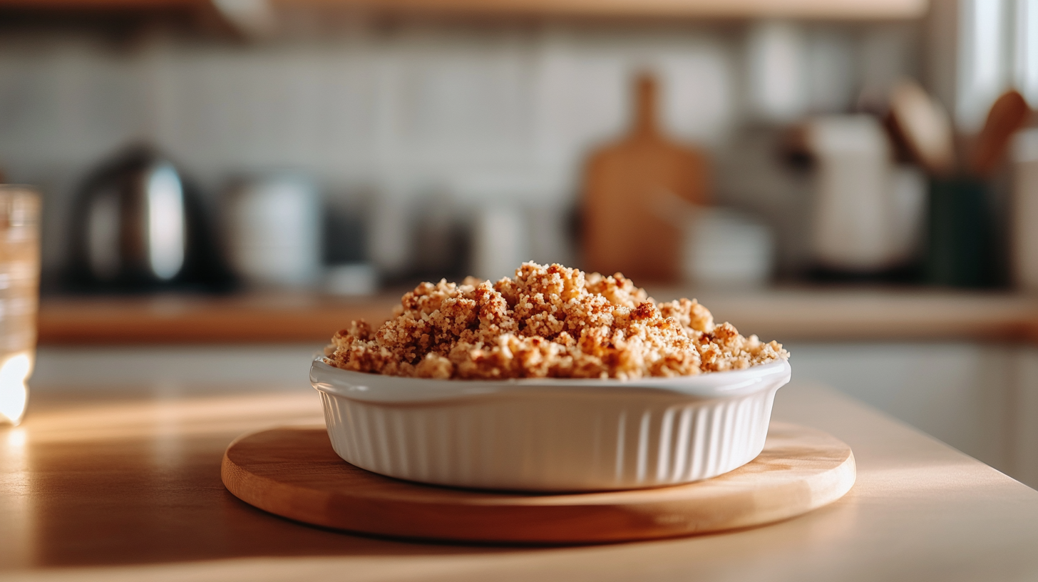 making crumb topping