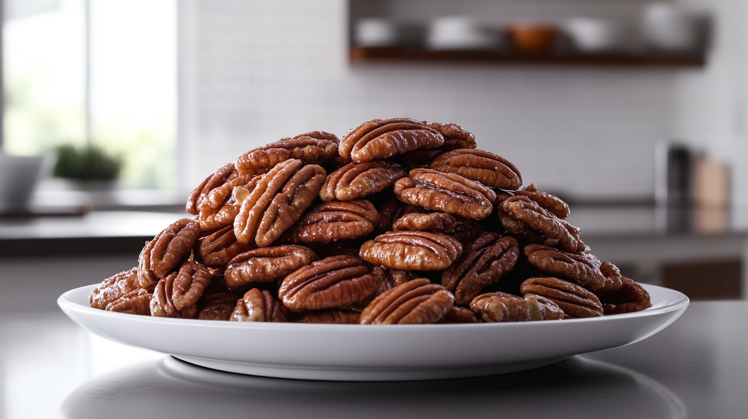 What is pecan praline made of